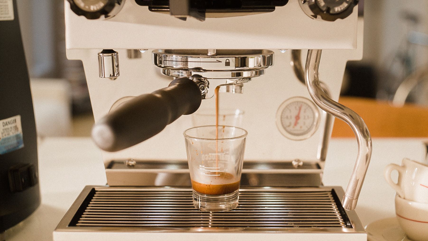 glass espresso shot